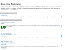 Tablet Screenshot of docentesreciclados.blogspot.com