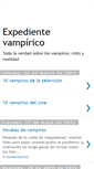 Mobile Screenshot of expedientevampirico.blogspot.com