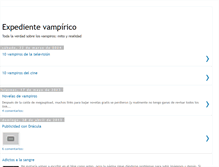 Tablet Screenshot of expedientevampirico.blogspot.com