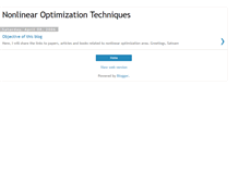 Tablet Screenshot of nonlinearoptimization.blogspot.com