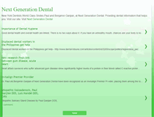 Tablet Screenshot of nxdental.blogspot.com