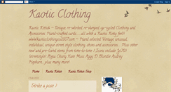 Desktop Screenshot of kaoticclothingco2007.blogspot.com