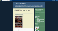 Desktop Screenshot of larevuedesaffaires.blogspot.com