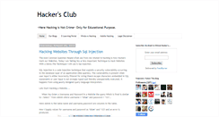 Desktop Screenshot of hackingzz.blogspot.com