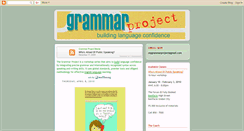 Desktop Screenshot of grammarproject.blogspot.com