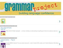 Tablet Screenshot of grammarproject.blogspot.com