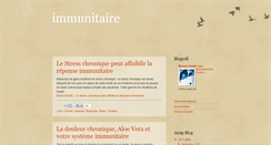 Desktop Screenshot of immunitairesysteme.blogspot.com