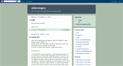 Desktop Screenshot of aidanslegacy.blogspot.com