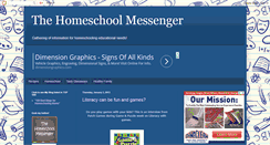 Desktop Screenshot of homeschoolmessenger.blogspot.com