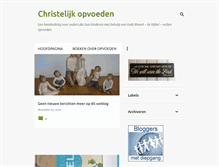 Tablet Screenshot of christelijkopvoeden.blogspot.com