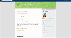 Desktop Screenshot of mrvbeachteach.blogspot.com