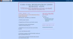 Desktop Screenshot of lesen-memandu.blogspot.com