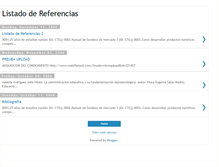 Tablet Screenshot of listado-referencias-bibliograficas.blogspot.com