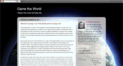 Desktop Screenshot of gametheworld.blogspot.com