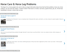 Tablet Screenshot of horsehoofandfootproblems-blog.blogspot.com