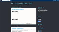 Desktop Screenshot of freebiesorclosetoit.blogspot.com