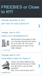 Mobile Screenshot of freebiesorclosetoit.blogspot.com