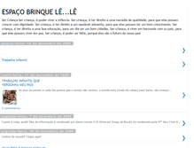 Tablet Screenshot of brinquelele.blogspot.com