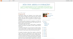 Desktop Screenshot of naonosardiaocoracao.blogspot.com