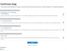 Tablet Screenshot of fanfictionrec.blogspot.com