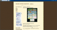 Desktop Screenshot of madewithpassion-others.blogspot.com
