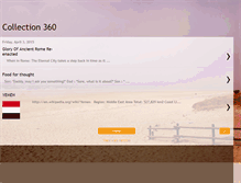 Tablet Screenshot of collection360.blogspot.com