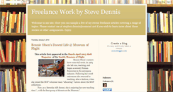 Desktop Screenshot of freelancesteve.blogspot.com
