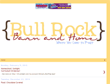 Tablet Screenshot of bullrockbarnandhome.blogspot.com