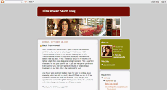 Desktop Screenshot of lisapowersalon.blogspot.com