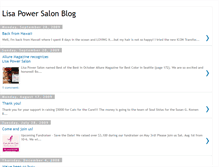 Tablet Screenshot of lisapowersalon.blogspot.com