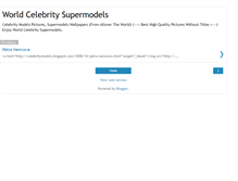 Tablet Screenshot of celebritymodels.blogspot.com