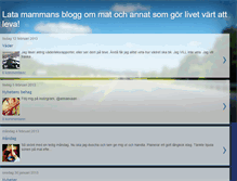 Tablet Screenshot of lata-mammans-receptblogg.blogspot.com