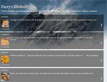 Tablet Screenshot of faerys-kitchen.blogspot.com
