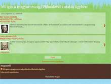 Tablet Screenshot of palmalevelek.blogspot.com