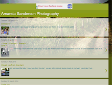 Tablet Screenshot of amandasandersonphotography.blogspot.com