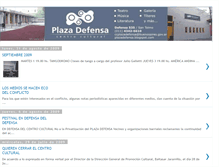 Tablet Screenshot of plazadefensa.blogspot.com