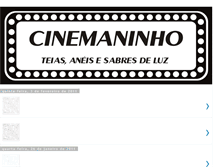 Tablet Screenshot of cinemaninho.blogspot.com