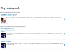 Tablet Screenshot of blogdoabacaiado.blogspot.com