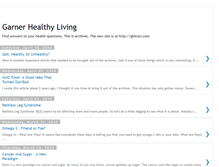 Tablet Screenshot of garnerhealth.blogspot.com