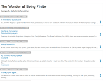 Tablet Screenshot of beingfinite.blogspot.com