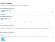 Tablet Screenshot of geoentelechy.blogspot.com