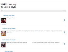 Tablet Screenshot of nikkislifestylejourney.blogspot.com