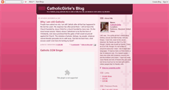 Desktop Screenshot of catholicgirlie.blogspot.com