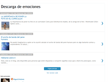 Tablet Screenshot of descargaemociones.blogspot.com