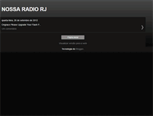 Tablet Screenshot of nossaradiorio.blogspot.com