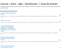 Tablet Screenshot of examen-ceneval.blogspot.com