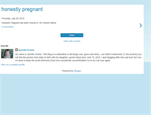 Tablet Screenshot of honestlypregnant.blogspot.com