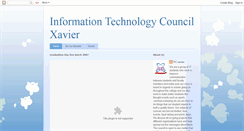 Desktop Screenshot of itcxavier.blogspot.com