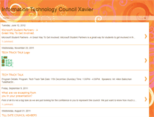 Tablet Screenshot of itcxavier.blogspot.com