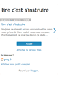 Mobile Screenshot of lirecestsinstruire.blogspot.com